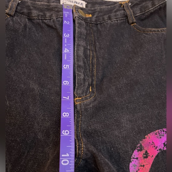 Vintage 90s Forenza High Rise Jeans Size 8 Denim Bootcut Frayed Hem Riddler - Picture 7 of 9